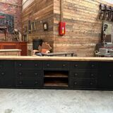 Old piece of furniture transformed into a TV stand