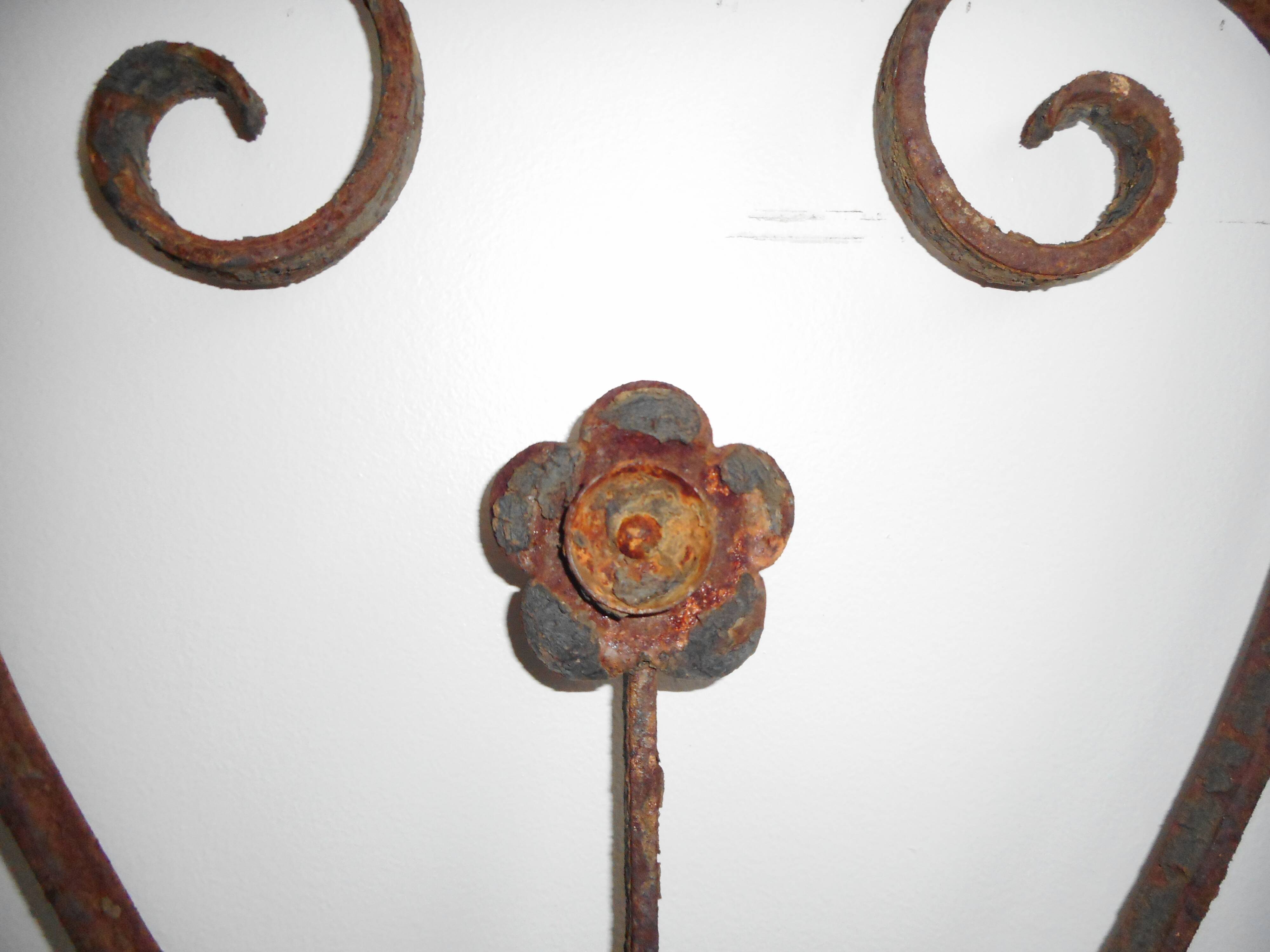 Pair of antique door grilles