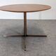 Contemporary round side table or end table.