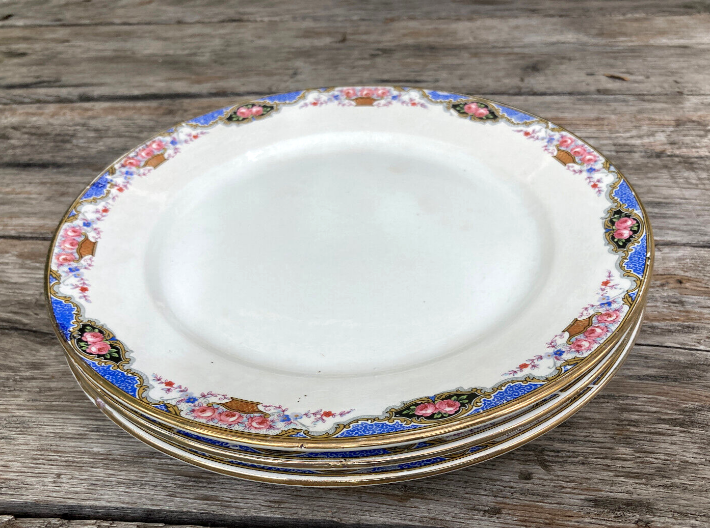 3 assiettes Digoin - Art déco