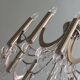 Lustre Stilkronen par Oscar Torlasco Italie 1970