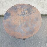 Table de bistrot ancienne Art deco pied fonte