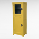 Buffet parisien jaune poudré  1950
