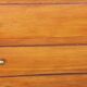 Vintage beech chest of drawers with 3 drawers from the 1950s.