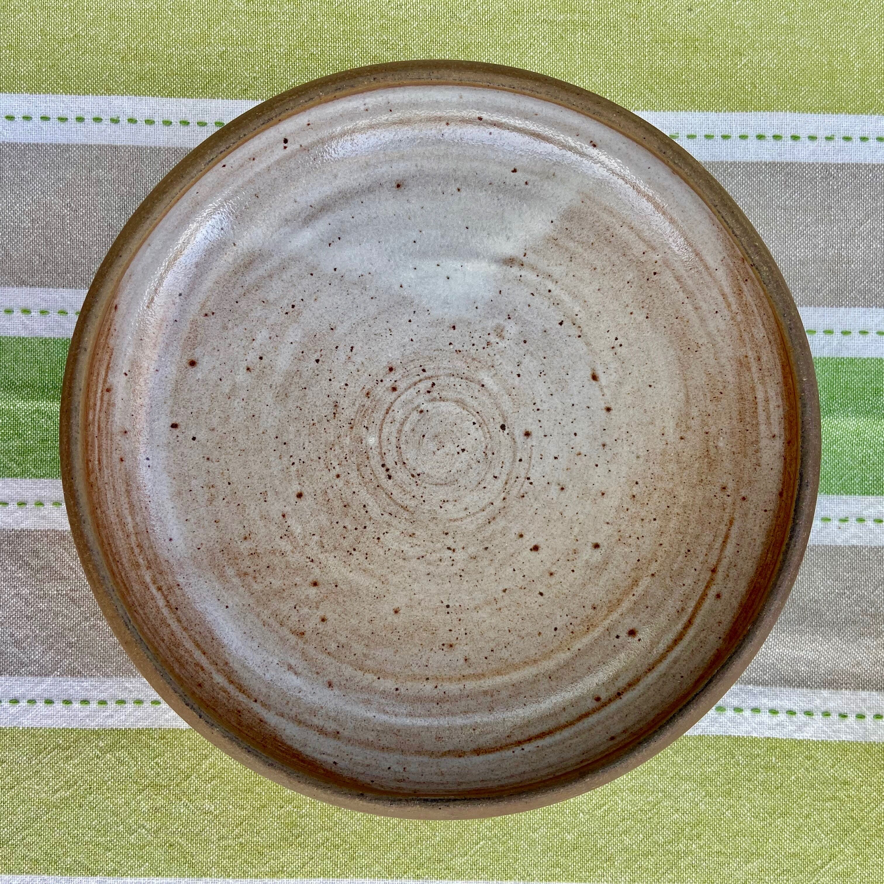 Set of 2 plates -Sandstone of Saint Amand-70s