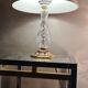 Lampe 1975 a 80 verre et  chrome or