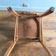 Vintage bistro chairs in natural wood marked luterma