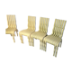 3 chaises design italien
