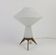 Lampe en verre opalescent 1950-60