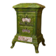 Cast iron stove and enamelled earthenware, Art Nouveau