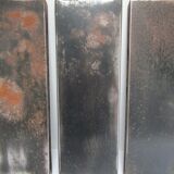 Wall shelf black metal weathered metal