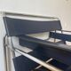 Wassily armchair by Marcel Breuer, midnight blue, Italian edition
