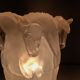 Lampe aux chevaux en plexiglass dans le goût de Lalique
