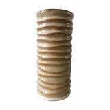Vase rouleau en grès émaillé