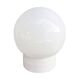 Industrial wall lamp, white, glass, FOTON, Poland, 1960s.
