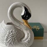 Ceramic swan planter