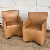 Pair of Italian design armchairs Pat.Pending