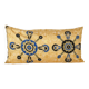 Vintage embroidered cushion cover 109x61 cm