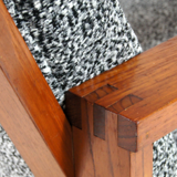 Vintage teak chair retro 1960s