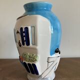 Vase with relief decoration