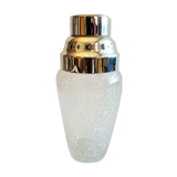 Shaker à cocktail en verre craquelé