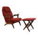 Armchair with footstool 'Vorchten'