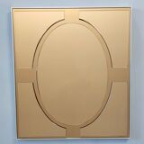 Postmodern Rectangular Wall Mirror in Bronze by Giannobi, Italy, 1980s