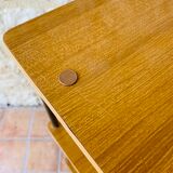 Side table with 3 vintage shelves 70s