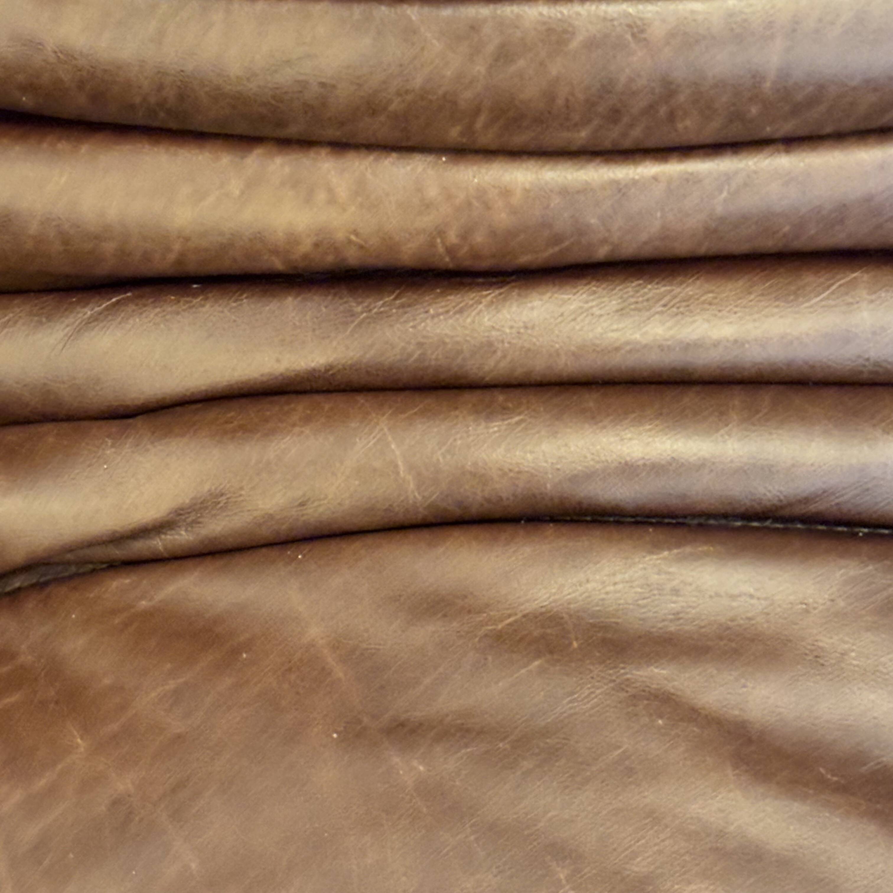 Togo 3-seater leather chair by Michel Ducaroy