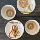 Small lion plate Roger Capron, Vallauris