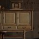 Brutalist oak sideboard from the mid-20th century, Danish cabinetmaker, 1960s.