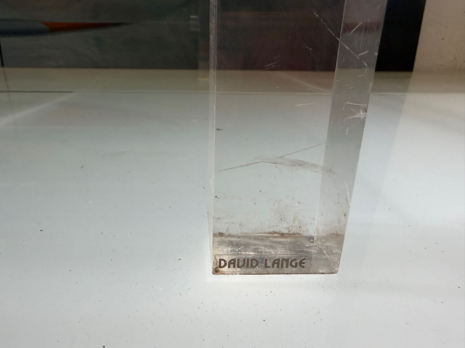 Table basse Altuglass et verre David Lange