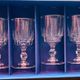Superb set of 18 Cristal d’Arques glasses – 12 wine glasses + 6 tumblers
