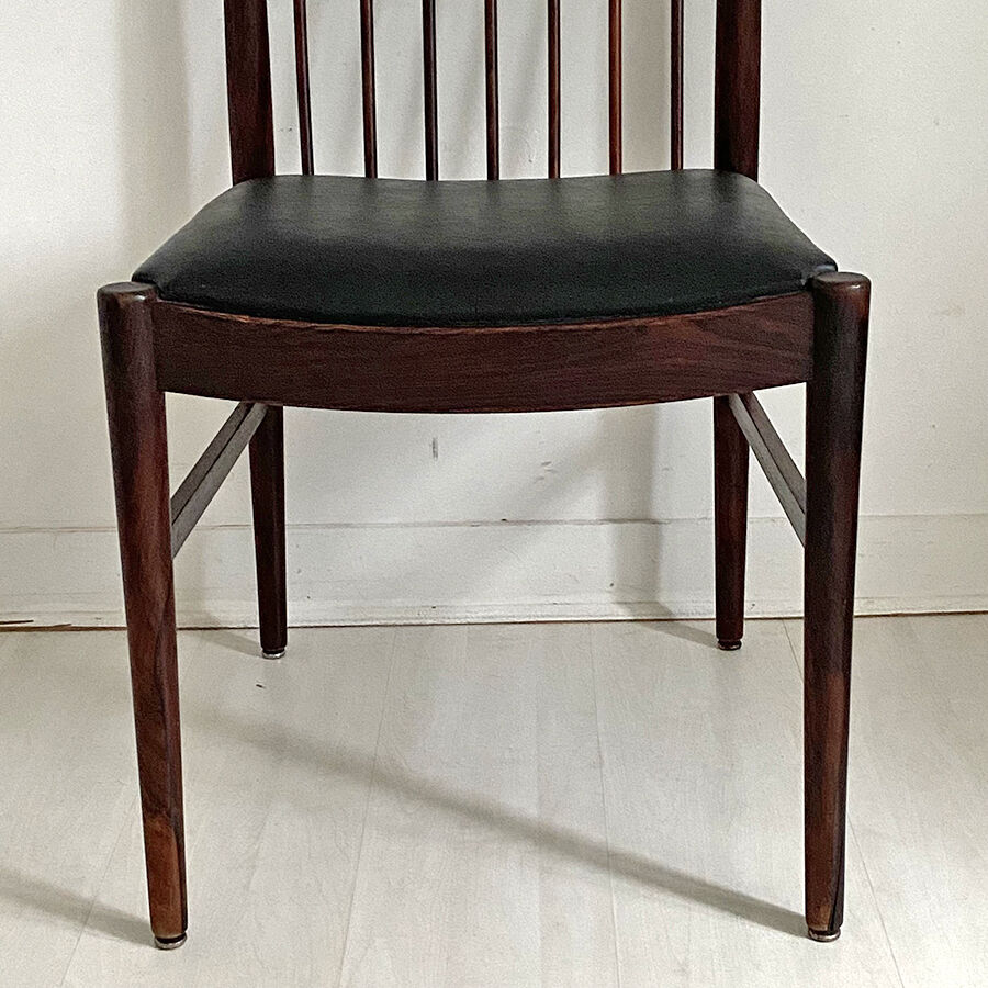 Set of 4 Scandinavian rosewood chairs Design Arne VODDER