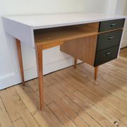 Bureau pieds compas vers1970