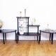 Set modulable tables d'apooint et porte plantes à étages
