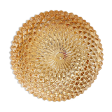 Amber glass ceiling or applique