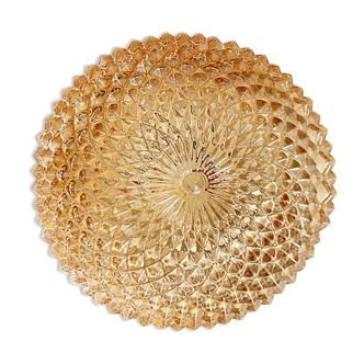 Amber glass ceiling or applique