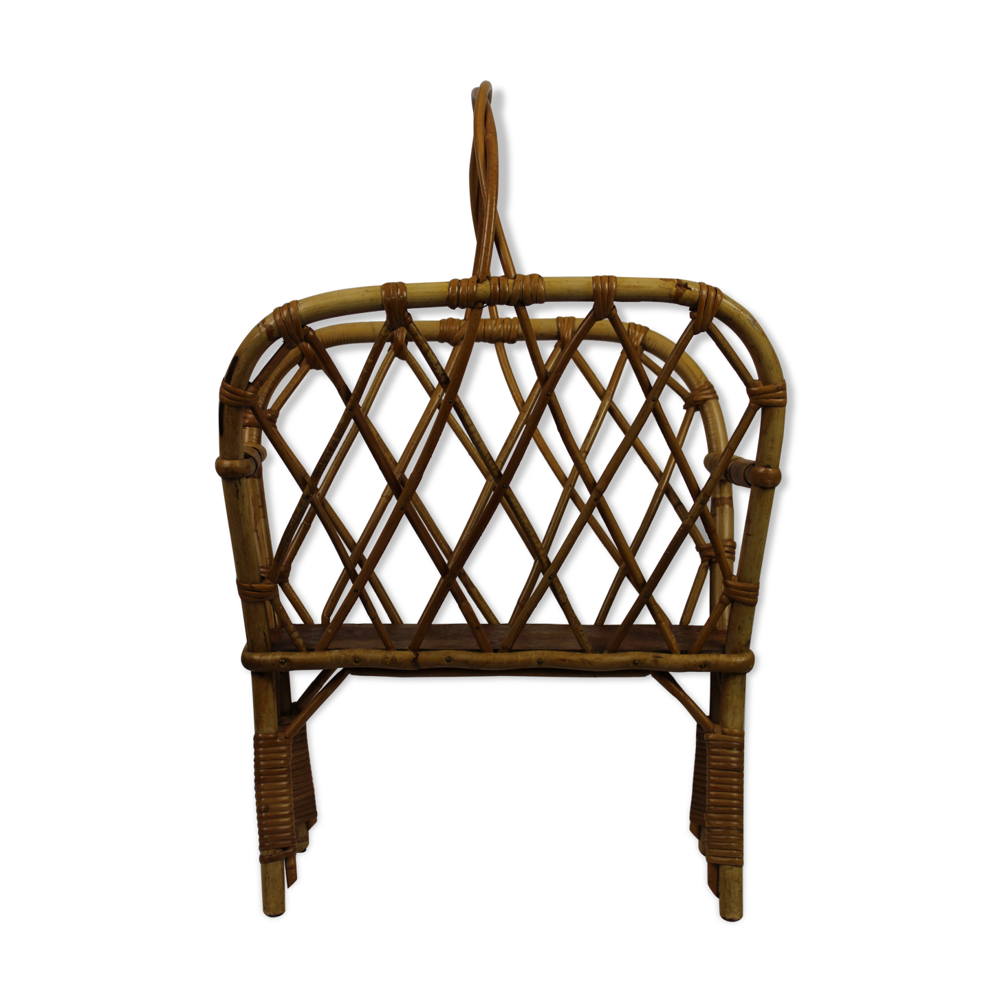 Porte-revue rotin
