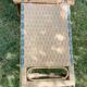 Antique wicker and hazel chaise longue