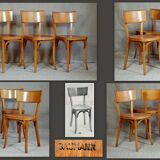4 chairs baumann no.129 50s
