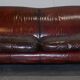 Restored leather canapé in Howard & Son style