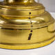 Table lamp in brass and blown glass, Caccia Dominioni style 60s