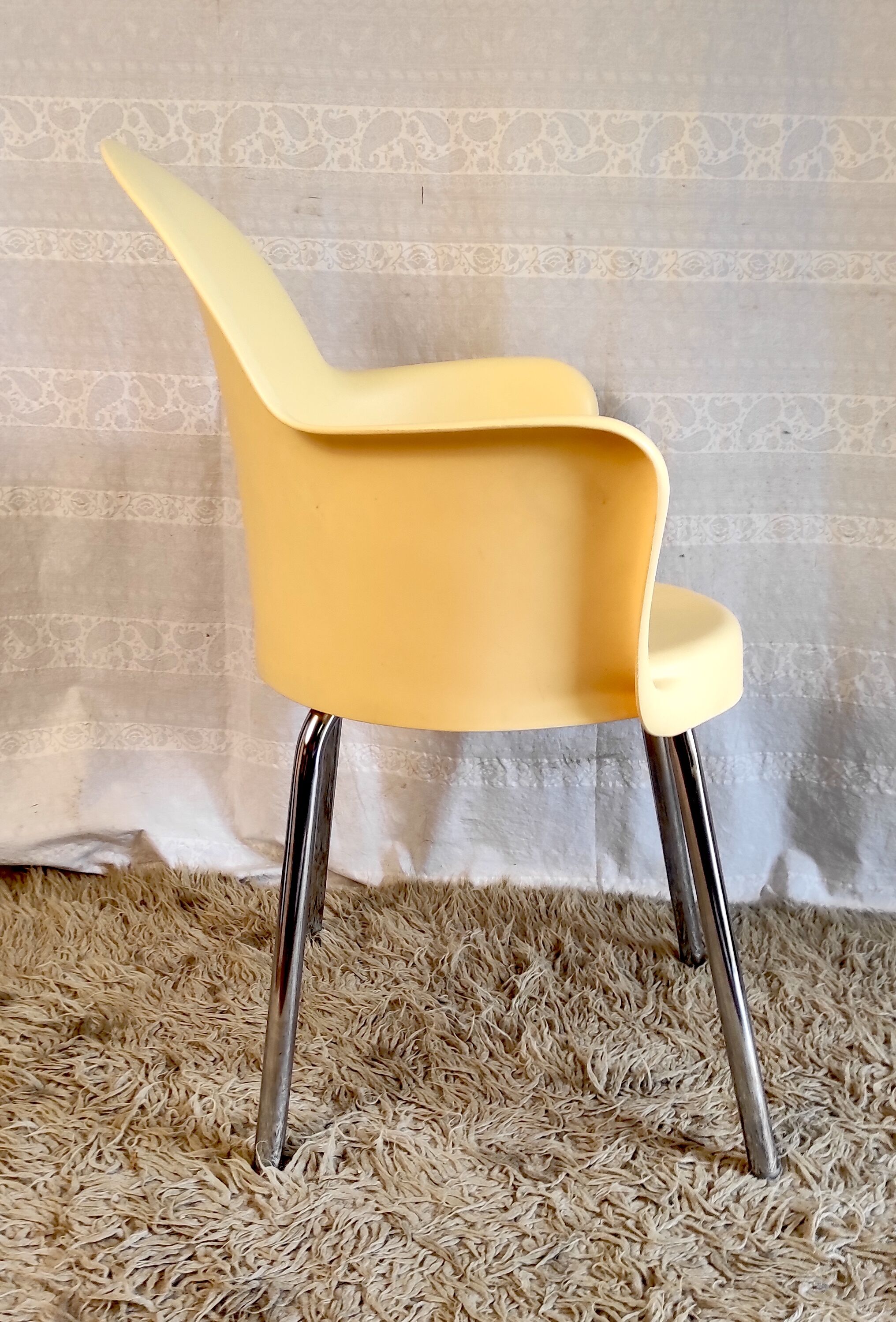 Chaise beige « GoGo Basic » par Marcello Ziliani pour Sintesi - fin XXème