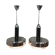 Pair of design metal chandeliers, Napako/UFO, 1970's.