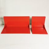 Pair of Space Age wall shelves, Germany, 1970s