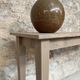 Fine console, side tables in Douglas 160 cm Vintage design spindle legs rare wood decoration