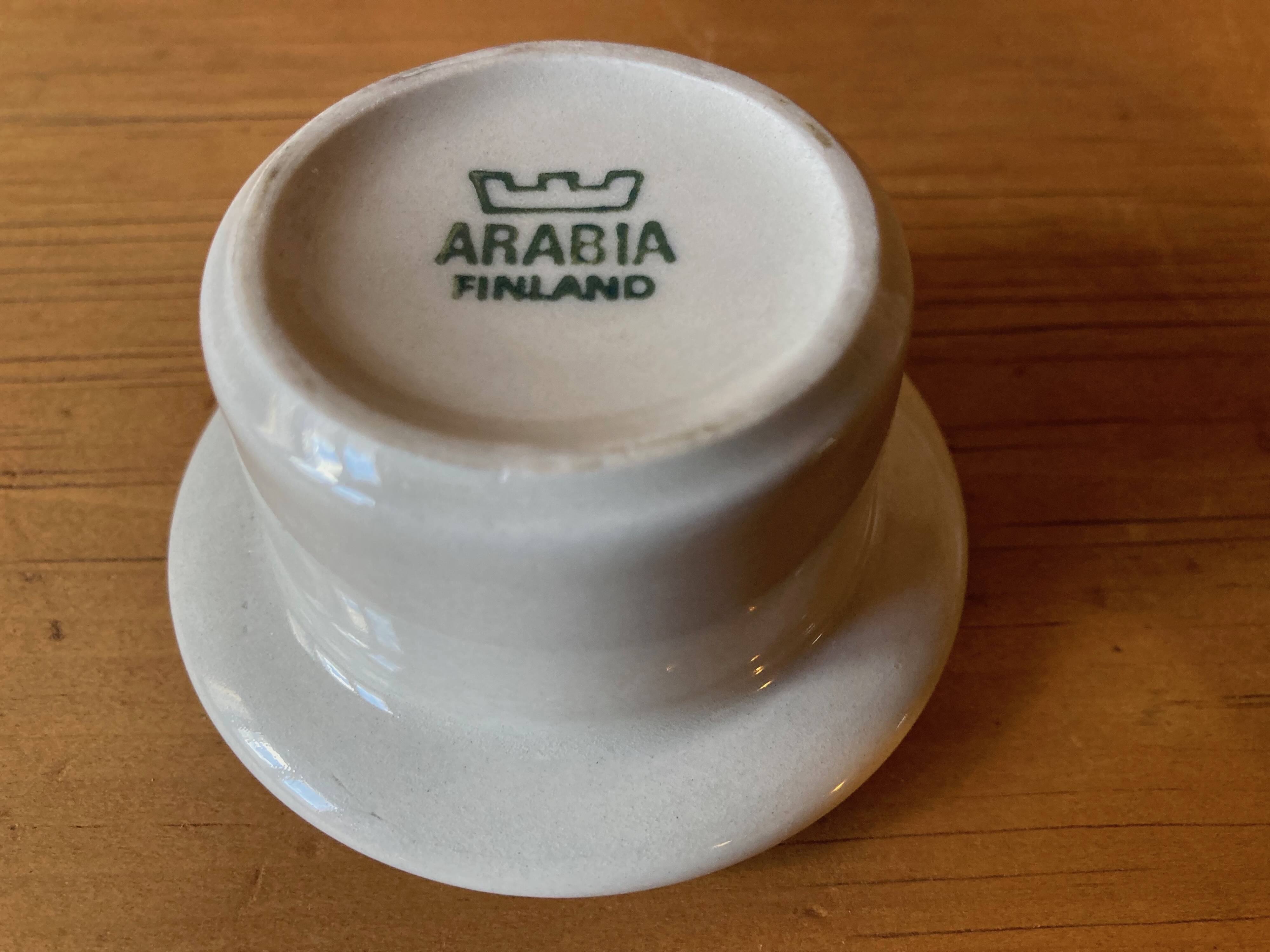 Arabia egg cups, Finland, 1970s-1980s