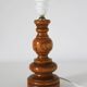 Handcrafted table lamp "Garden of Yesteryear" – Vintage turned wood from the 1970s