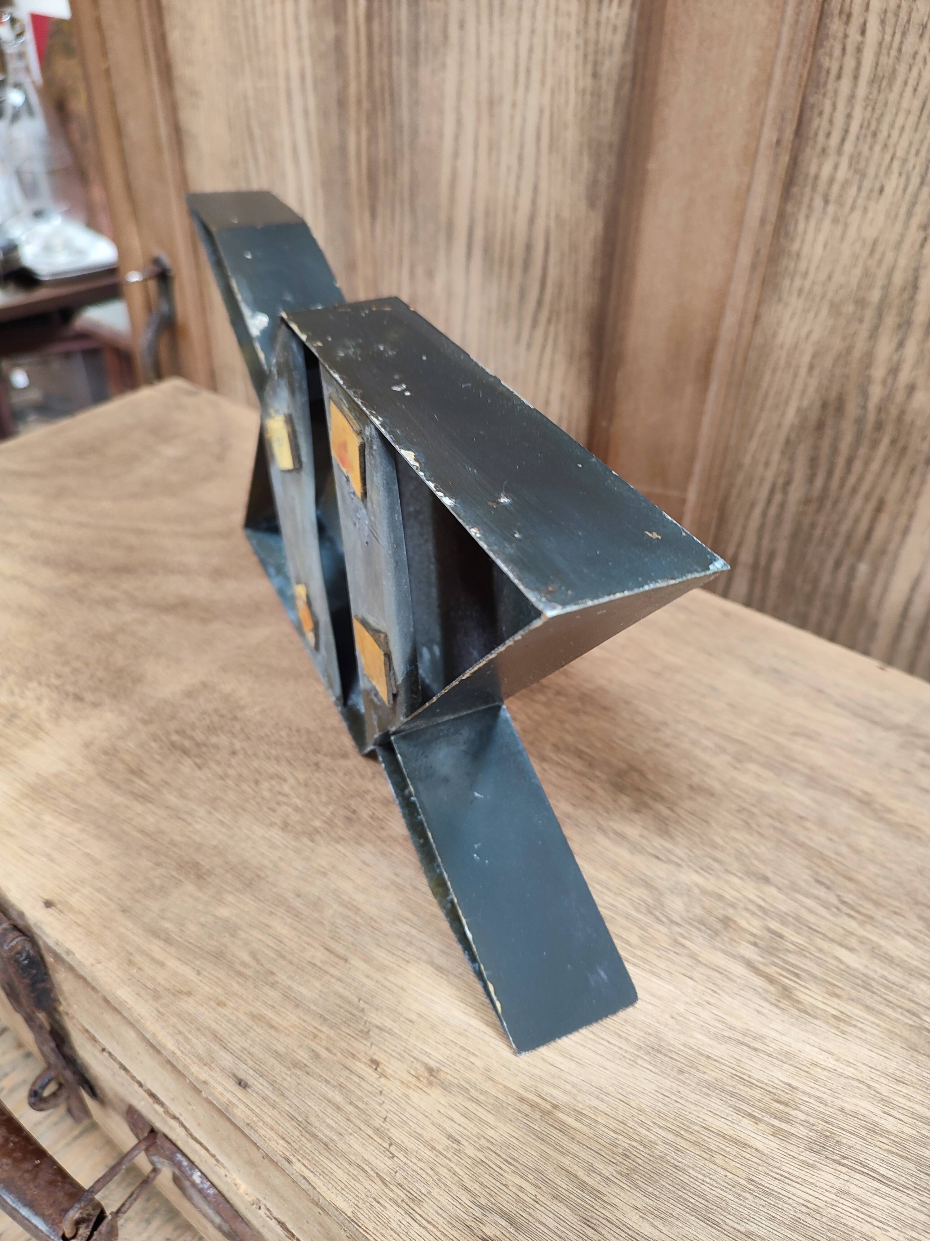 Vintage sign letter X year 50